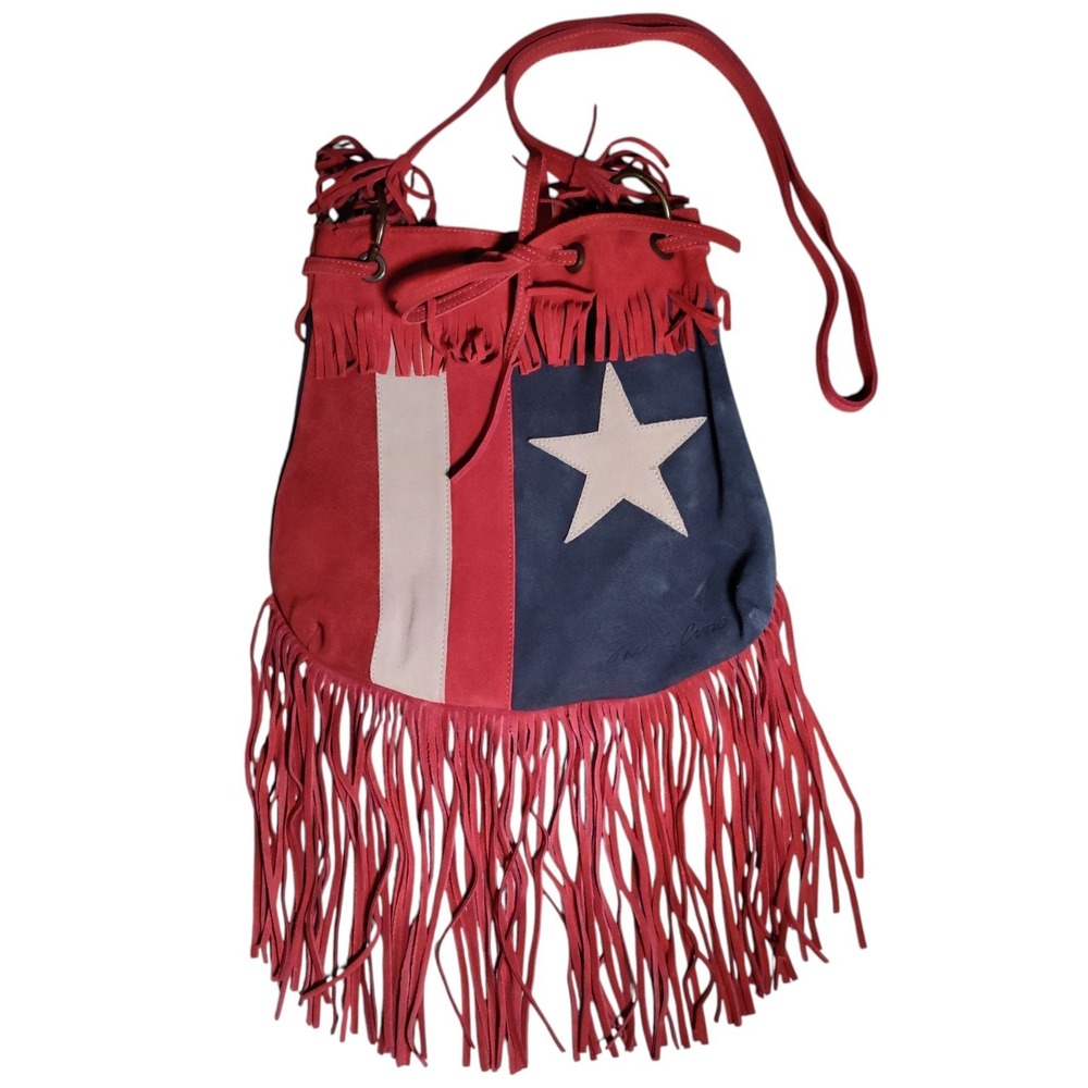 Sheryl Crow Bag American Flag Women's  Large Western Americana Cowgirl Patriot